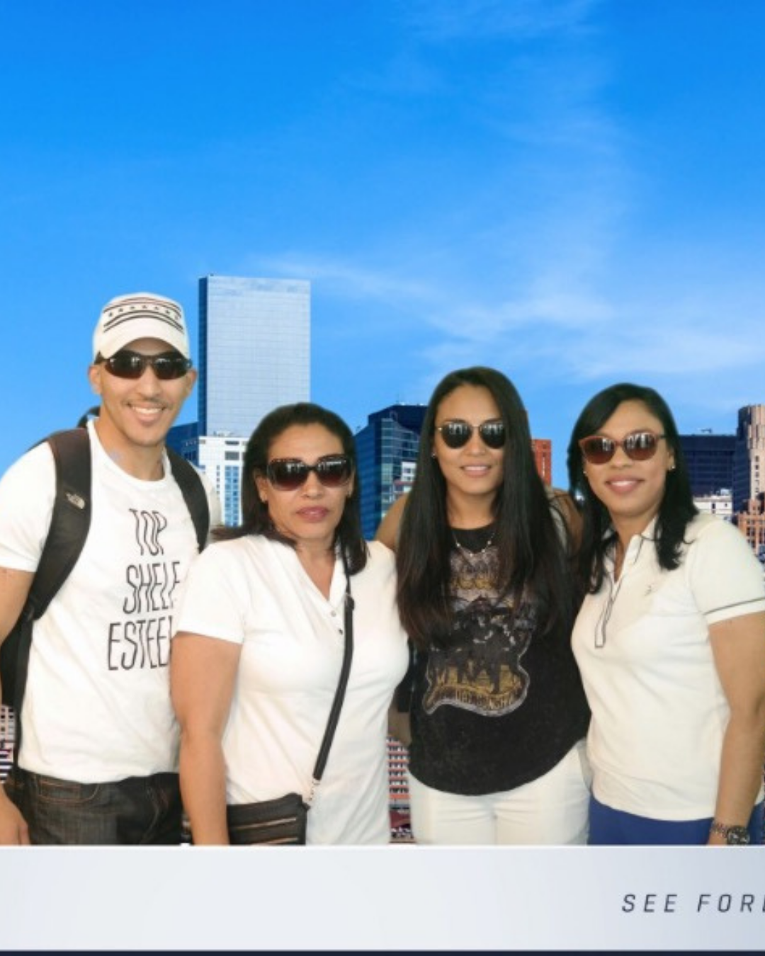 Lidia Soriano junto a su familia